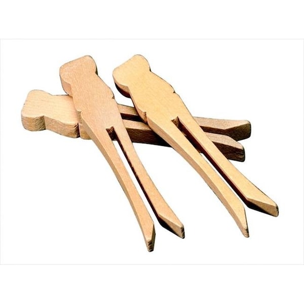 Creativity Street Creativity Street 085964 Wood Slotted Flat Clothespin; 3.75 In; Natural; Pack 50 85964 - main